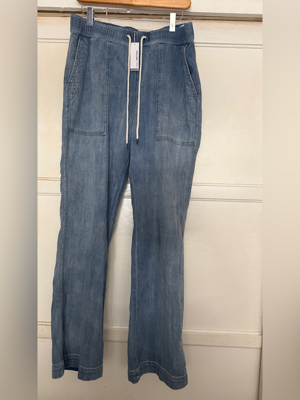 James Perse cotton Women's Light Blue Denim Jeans